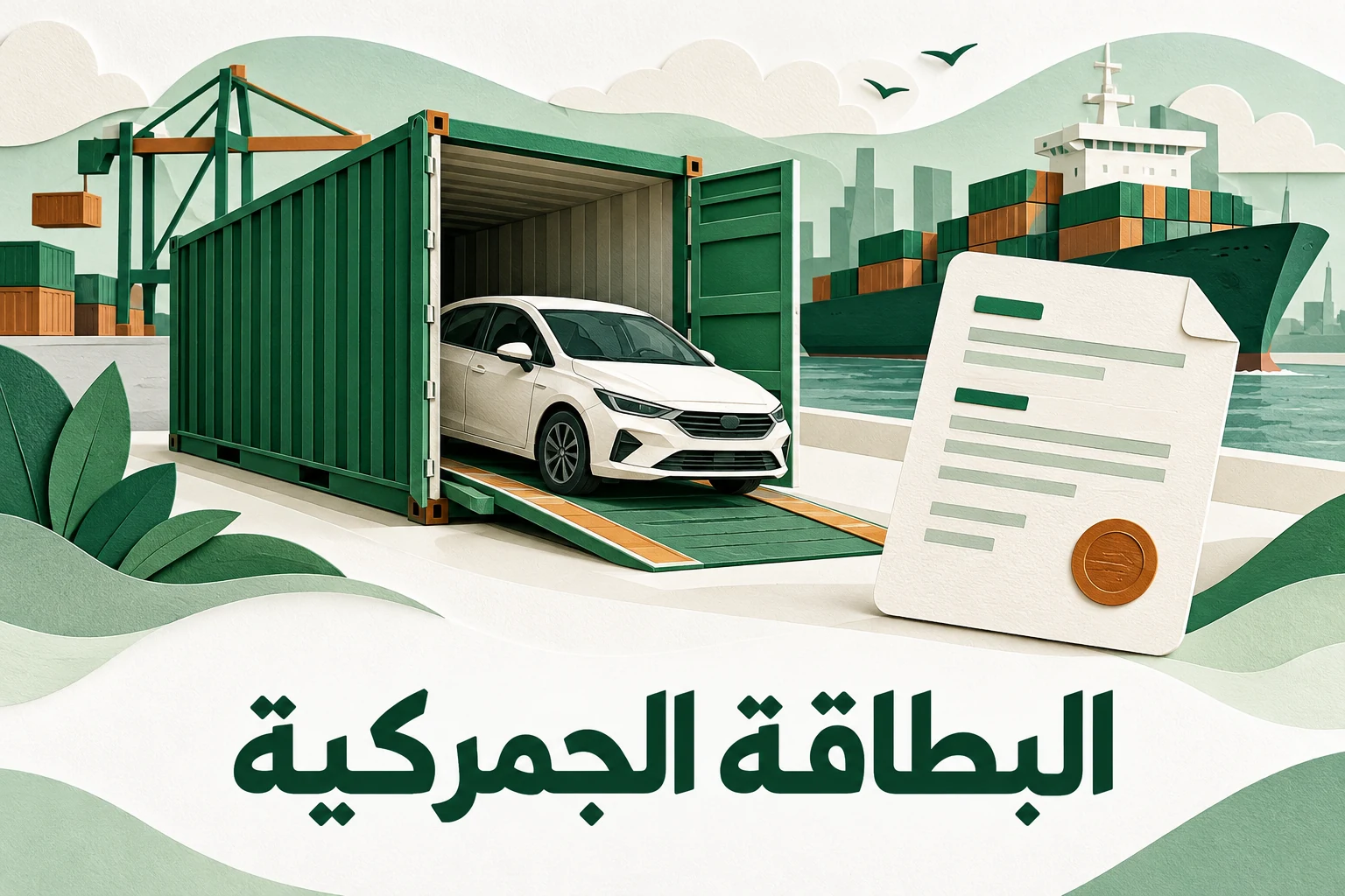 البطاقة الجمركية