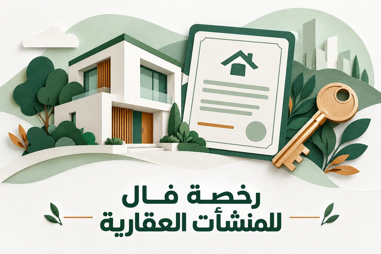 رخصة فال للمنشآت العقارية
